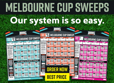 Melbourne Cup Sweeps 60 Pack